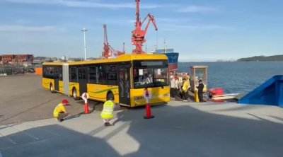 Les 300 nouveaux bus King Long quittent la Chine en direction de Tunis