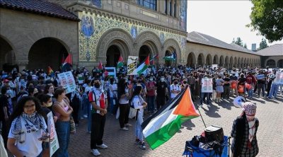 تضامنا مع غزة : طلاب بـ''ستانفورد'' الأمريكية يواصلون إضرابهم عن الطعام