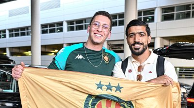 En images : l’Espérance Sportive de Tunis rejoint les USA