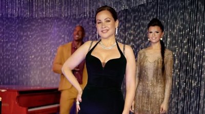 En images : Raya Abirached resplendit dans une robe noire signée Georges Hobeika