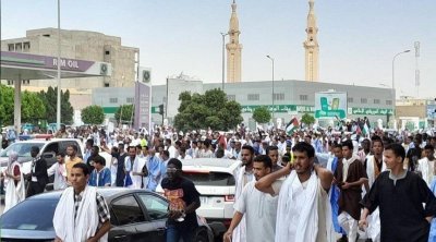 مئات الموريتانيين يطالبون بوقف الإبادة في غزة