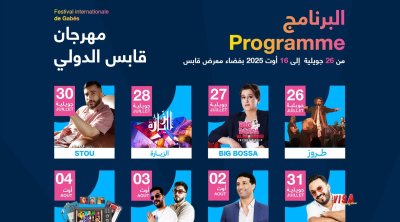 17 سهرة فنية متنوعة في الدورة 40 لمهرجان قابس الدولي