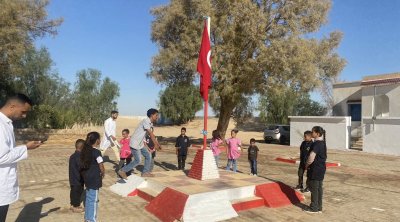 بالصور : مدرسة التعمير تفتتح أبوابها لـ8 تلاميذ فقط في توزر 