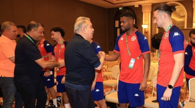Coupe arabe : Visite du ministre du Sport aux Aigles de Carthage