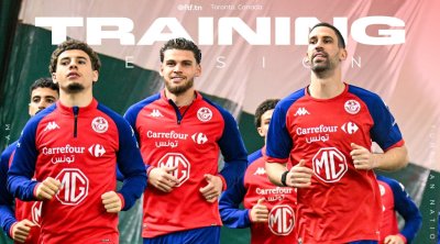 صبري اللموشي يقود أول اختبار مع نسور قرطاج في تورنتو (صور)