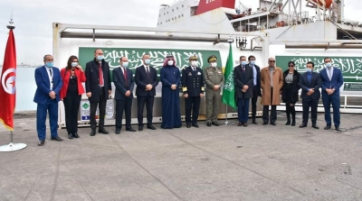 تونس تتسلم 40 طنا من الأكسجين من السعودية 
