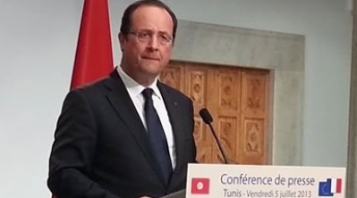 فرنسوا هولاند: فرنسا ستدعم تونس دائما حتى نجاح ثورتها