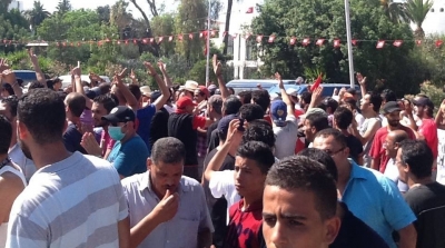 جبهة الانقاذ : المعتصمين تعرضوا للاعتداء من طرف الامن بتنسيق مع رابطات حماية الثورة