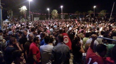 توافد عدد كبير من متساكني الملاسين على التأسيسي لمساندة الشرعية