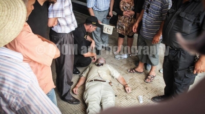 وفاة احد المعتصمين بساحة باردو اثر اصابته بسكتة قلبية