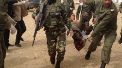 الشعانبي : مقتل 7 جنود في تبادل لاطلاق النار مع ارهابيين و جرح 3 اخرين في انفجار لغم