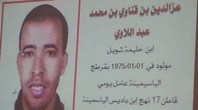 عز الدين عبد اللاوي المتهم باغتيال شكري بلعيد عون امن سابق