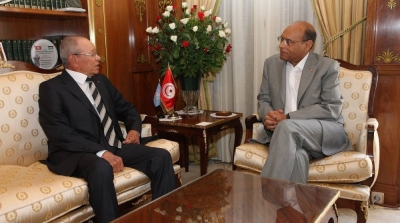 المنصف المرزوقي يلتقي بحامد القروي 