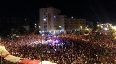 عشرات الالاف في مسيرة حراير تونس 