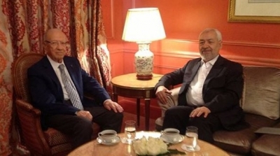 الغنوشي يلتقي بالسبسي في باريس للتباحث حول الازمة الراهنة 