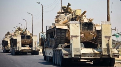 مقتل 24 من جنود الامن المركزي المصري في هجوم مسلح برفح