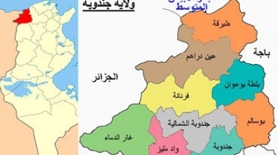 جندوبة : سيارة اجنبية تهاجم دورية امنية و تحاول افتكاك سلاح احد اعوانها 
