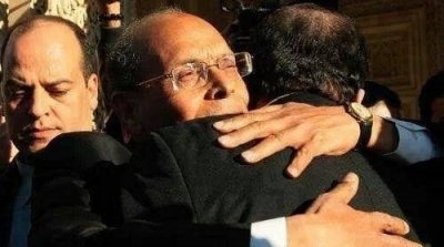في وداعه له : المرزوقي يعانق العريض