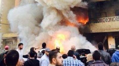 انفجار يهز ضاحية بيروت الجنوبية 	