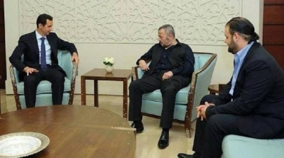 بالصور : جورج وسوف يزور بشار الأسد 