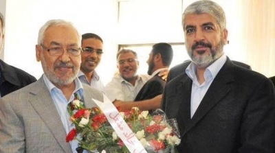 الغنوشي يسعى لحل الخلافات بين "فتح" و"حماس" بطلب من عباس