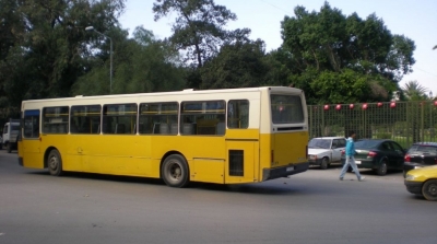 انقلاب حافلة مزدوجة بالقرب من جسر رادس – حلق الوادي