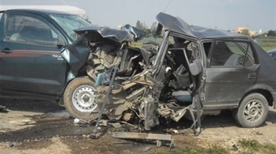 المهدية : مقتل شخصين و اصابة 11 اخرين في حادث مرور اليم بالجم
