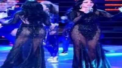 هيفاء وهبي تظهر بفستان فاضح و جمهورها مصدوم