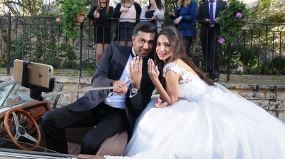 الصور الأولى لزواج الفنان العراقي همام من لبنانية بعيدا عن الوسط الفني !