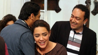 بالصور: كواليس مسلسل الريسك بطولة عاطف بن حسين 