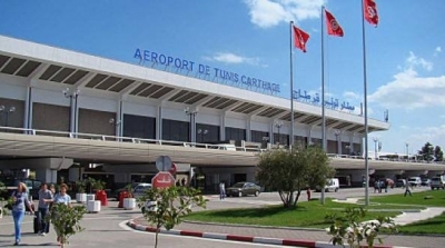 إعلان غلق الجسر المؤدي إلى منطقة الرحيل في مطار قرطاج