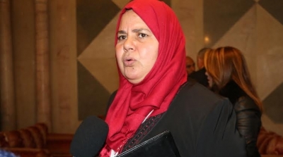 مجهولون يقتحمون منزل مباركة البراهمي  