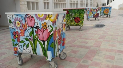 "حاويتي الجميلة": حاويات الفضلات تتحوّل إلى لوحات فنية بقابس 