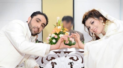 بالصور : الفنانة زازا تدخل القفص الذهبي 