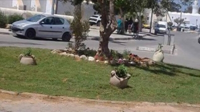 ايقاف مواطن قام بتهيئة و تجميل مفترق طرق في جربة 