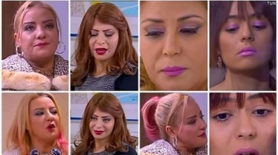 ماكياج ممثلات "وردة و كتاب" يثير السخرية 