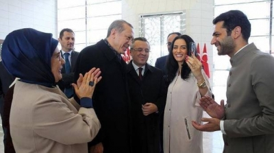 بالصور : أردوغان يخطب ملكة جمال المغرب للفنان التركي مراد يلدرم 