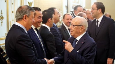 من بينهم حمدي المؤدب و فريد بن تنفوس : السبسي يستقبل عدد من رجال الاعمال 