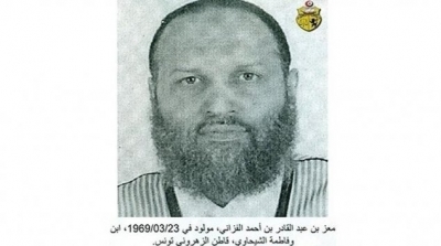 النيابة العمومية تأذن بالاحتفاظ بالارهابي معز الفزاني 