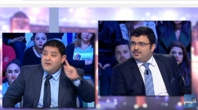 عراك عنيف بين خالد شوكات و وليد الحلاد في لمن يجرؤ فقط