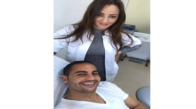 عمار الجمل يخضع لحقن البلازما في شعره (فيديو)