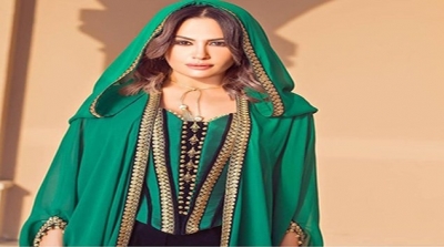 شرطة الموضة : هند صبري جذابة و انيقة في قفطان تونسي  