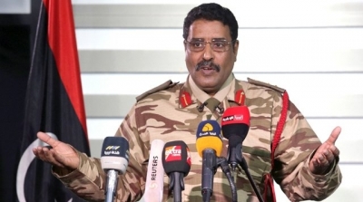 المتحدث باسم قوات حفتر : ضابط  في المخابرات القطرية يتلقى في أموال عبر بنوك عمومية تونسية ويحويلها للارهابين في ليبيبا