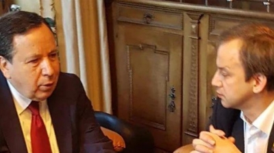  Forum de Davos :Khemaïes Jhinaoui rencontre Dvorkovitch 
