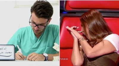 التونسي محمد علي كمون يخطف قلب إليسا في برنامج The Voice