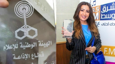 لطيفة تتحصل على جائزة افضل مطربة عربية 