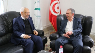 Rencontre entre Noureddine Taboubi et Rached Ghannouchi