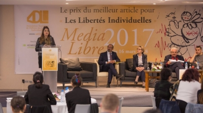 Cérémonie de remise du prix de l'ADLI du meilleur article pour "Les Libertés Individuelles " 2017 