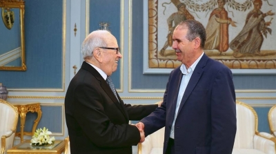 Béji Caid Essebsi reçoit Noureddine Tabboubi à Carthage