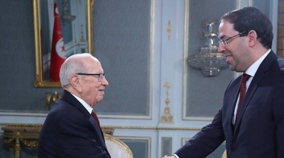 Béji Caïd Essebsi s'entretient avec Youssef Chahed 